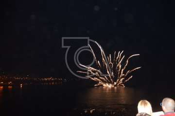 Espectáculo pirotécnico de Melenara (Foto Francisco Javier Santana y TA)